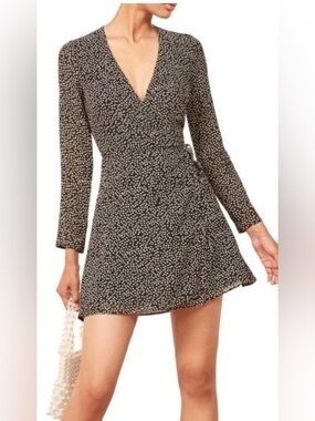 Reformation Gjelina Wrap Mini Dress Size XS